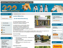 Tablet Screenshot of hanse-tierernaehrung.de